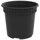 vidaXL Növénycserép 24 pcs Fekete Ø 15 x 12 cm Műanyag