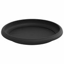 vidaXL Növénycserép 24 pcs Fekete Ø 19 x 16 cm Műanyag