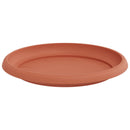 vidaXL Növénycserép 6 pcs Tégla Vörös Ø 30 x 25 cm Műanyag
