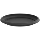 vidaXL Növénycserép 6 pcs Fekete Ø 26 x 21.5 cm Műanyag