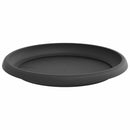 vidaXL Növénycserép 24 pcs Fekete Ø 30 x 25 cm Műanyag