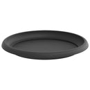 vidaXL Növénycserép 24 pcs Fekete Ø 34 x 28 cm Műanyag