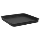 vidaXL Növénycserép 6 pcs Fekete 28,5 x 28,5 x 22 cm Műanyag
