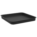 vidaXL Növénycserép 6 pcs Fekete 33 x 33 x 26 cm Műanyag