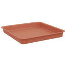 vidaXL Növénycserép 24 pcs Tégla Vörös 23 x 23 x 17,5 cm Műanyag