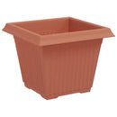 vidaXL Növénycserép 24 pcs Tégla Vörös 33 x 33 x 26 cm Műanyag
