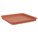 vidaXL Növénycserép 24 pcs Tégla Vörös 43 x 43 x 33,5 cm Műanyag