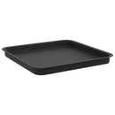 vidaXL Növénycserép 24 pcs Fekete 43 x 43 x 33,5 cm Műanyag