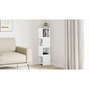 vidaXL Sarokszekrény 25,5x25x102cm Faanyag