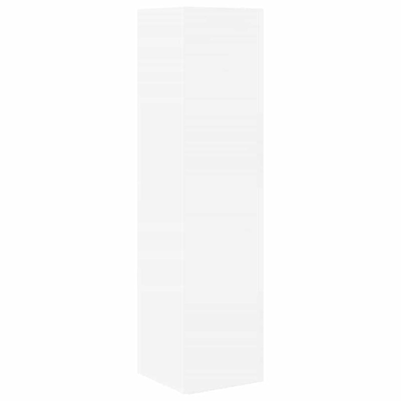 vidaXL Sarokszekrény Fehér 25,5x25x102cm Faanyag