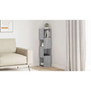 vidaXL Sarokszekrény Szürke Sonoma 25,5x25x102cm Faanyag