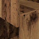 vidaXL Sarokszekrény Fehér 25,5x25x102cm Faanyag