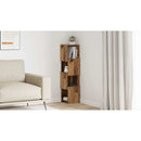 vidaXL Sarokszekrény Öreg fa 25,5x25x102cm Faanyag