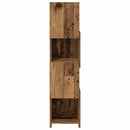 vidaXL Sarokszekrény Fehér 25,5x25x102cm Faanyag