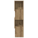 vidaXL Sarokszekrény 25,5x25x102cm Szerelt Fa Artisan tölgy