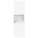 vidaXL Sarokszekrény Fehér 25,5x25x80cm Faanyag