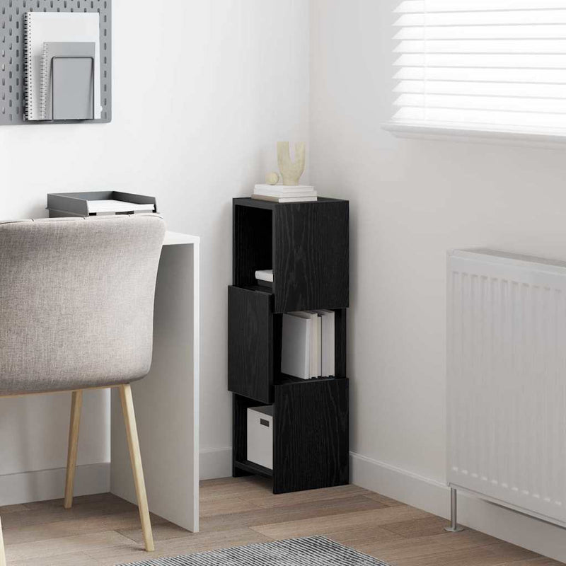 vidaXL Sarokszekrény Fehér 25,5x25x80cm Faanyag