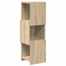 vidaXL Sarokszekrény Sonoma tölgy 25,5x25x80cm Faanyag