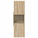 vidaXL Sarokszekrény Sonoma tölgy 25,5x25x80cm Faanyag