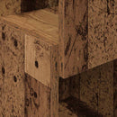 vidaXL Sarokszekrény Fehér 25,5x25x80cm Faanyag