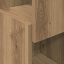 vidaXL Sarokszekrény Fehér 25,5x25x80cm Faanyag