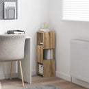 vidaXL Sarokszekrény Fehér 25,5x25x80cm Faanyag