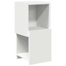 vidaXL Sarokszekrény 25,5x25x55cm Faanyag