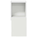 vidaXL Sarokszekrény 25,5x25x55cm Faanyag