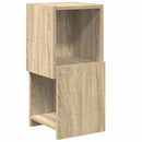 vidaXL Sarokszekrény Sonoma tölgy 25,5x25x55cm Faanyag
