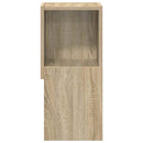 vidaXL Sarokszekrény 25,5x25x55cm Szerelt Fa Sonoma tölgy