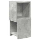 vidaXL Sarokszekrény Beton Szürke 25,5x25x55cm Faanyag