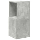 vidaXL Sarokszekrény Beton Szürke 25,5x25x55cm Faanyag