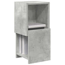 vidaXL Sarokszekrény Fehér 25,5x25x55cm Faanyag