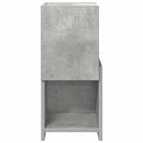vidaXL Sarokszekrény Beton Szürke 25,5x25x55cm Faanyag