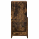 vidaXL Sarokszekrény Fehér 25,5x25x55cm Faanyag