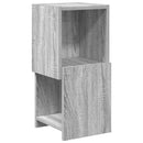vidaXL Sarokszekrény Szürke Sonoma 25,5x25x55cm Faanyag