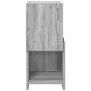 vidaXL Sarokszekrény Szürke Sonoma 25,5x25x55cm Faanyag