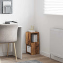 vidaXL Sarokszekrény Fehér 25,5x25x55cm Faanyag