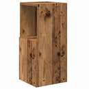 vidaXL Sarokszekrény Öreg fa 25,5x25x55cm Faanyag