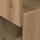 vidaXL Sarokszekrény Fehér 25,5x25x55cm Faanyag