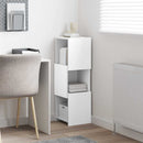 vidaXL Sarokszekrény Fehér 30,5x30x95cm Faanyag
