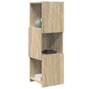 vidaXL Sarokszekrény Sonoma tölgy 30,5x30x95cm Faanyag