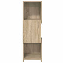 vidaXL Sarokszekrény Sonoma tölgy 30,5x30x95cm Faanyag
