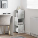 vidaXL Sarokszekrény Fehér 30,5x30x95cm Faanyag