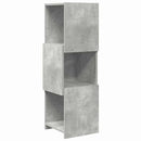 vidaXL Sarokszekrény 30,5x30x95cm Szerelt Fa Beton Szürke