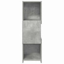 vidaXL Sarokszekrény 30,5x30x95cm Szerelt Fa Beton Szürke