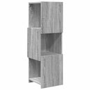 vidaXL Sarokszekrény Szürke Sonoma 30,5x30x95cm Faanyag