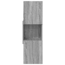 vidaXL Sarokszekrény Szürke Sonoma 30,5x30x95cm Faanyag