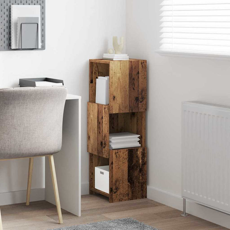 vidaXL Sarokszekrény Fehér 30,5x30x95cm Faanyag