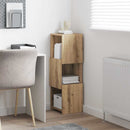 vidaXL Sarokszekrény Fehér 30,5x30x95cm Faanyag